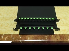 1U boîtes de terminaison de câbles à fibre optique ODF 12 Port 24 Port 48 Port