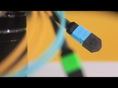 Vente directe d'usine Cordon multimode MPO à fibre optique Cordon à fibre optique à l' intérieur Cordon MPO MTP