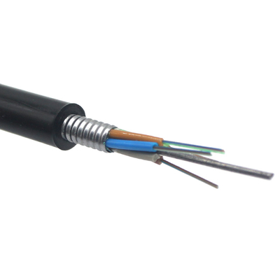 Câble optique à fibre optique aérien blindé extérieur de fibre du conduit GYTS de noyaux multi en gros de prix usine