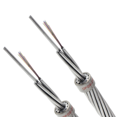 Cable électrique composé de câble optique électrique d'OPGW avec la fibre optique 12-96core