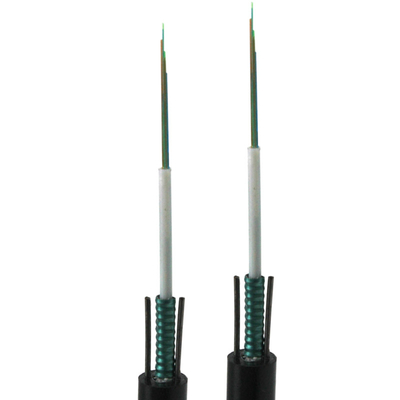 Cable à fibre GYXTW extérieur à 2 à 12 cœurs Central Loose Tube Light Armored Fiber Optic Cable
