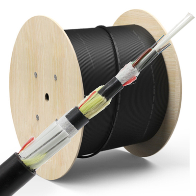 12 à 144 noyaux ADSS câble à fibre optique extérieur anti-piqûre de rat et conception autonome