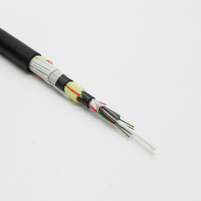 12 24 48 96 Hilos ADSS câble à fibre optique 4 km câble anti-piqûre de rat