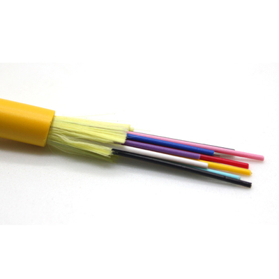 Cable blindé à fibre optique mono-mode GJFJV GJFJH pour la distribution à l'intérieur 2 4 6 8 10 12