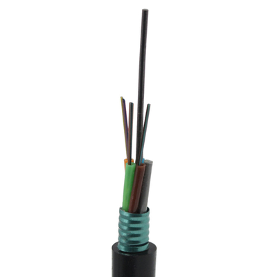 Cable blindé extérieur GYTS câble à fibre optique multi-mode ruban d'acier ondulé