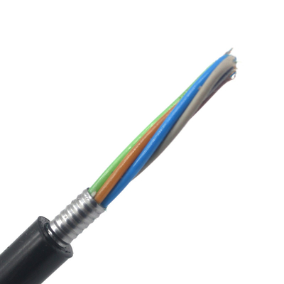 2-144 Cœur GYTA GYTS GYFTS câble à fibre optique enroulé tube lâche blindé 9,8-16,1 Diamètre de la veste
