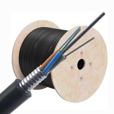 GYTA câble à fibre optique mono-mode G652D câble optique en acier ondulé à tubes multi-libres