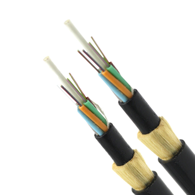 Cable à fibre optique ADSS extérieur de lumière aérienne 24 48 72 96 144 noyau Cable ADSS G652D