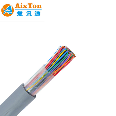 18 22 AWG type 2P 4P 10P 25P UTP type bouclier de communication extérieure intérieure câble téléphonique pour la transmission
