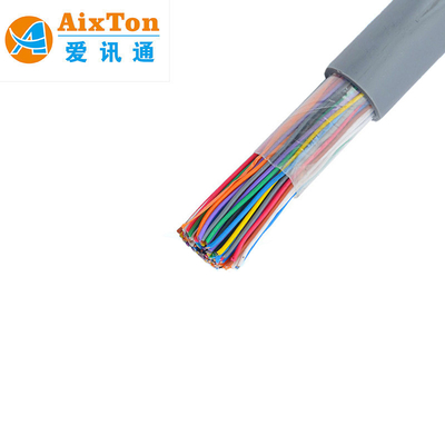 100 couples de câbles téléphoniques intérieurs pour la communication 24AWG 26AWG PE Matériau isolant YD/T838.4-2003 Norme