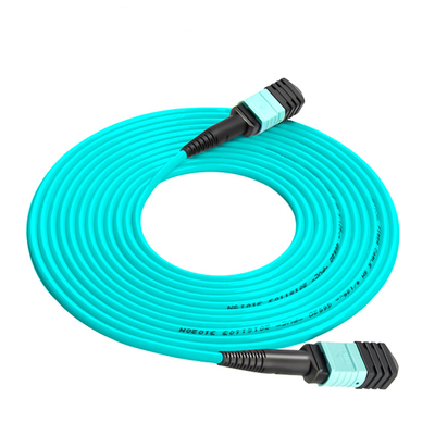 8 noyaux 12 noyaux 16 noyaux OM4 fibre optique patch cord Mpo Mtp patch cord Polish type UPC à UPC