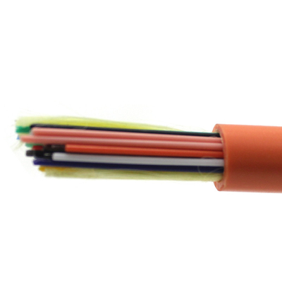 G657A1 OM1 OM2 Intérieur câble à fibre optique GJFJV 4 6 8 12 24 Radius de flexion du noyau 10D/20D mm