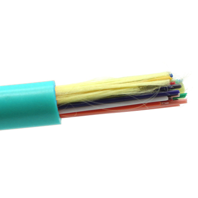 Les câbles à fibre optique sont des câbles de communication GJFV 24CORES OM3 OM4 avec structure de tube lâche.