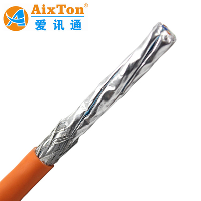 Logo OEM 305m Boîte FTP Cat7 câble LAN Ethernet câble Chine Fabricant de câble