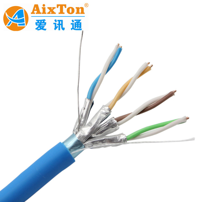 Cable Sftp Cat6e à écran intérieur Cable Fftp Cat6a pour Ethernet Lan avec LSZH/PVC