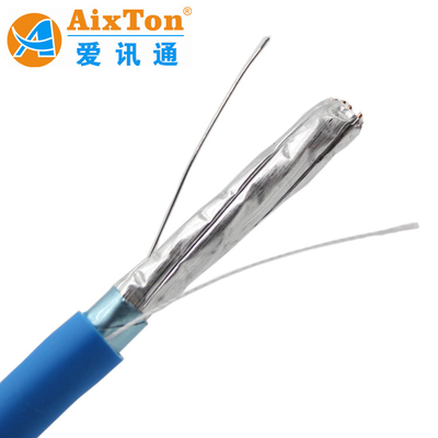 23awg Cable de communication Ethernet de type cuivre Cat6a 10G Réseau Internet UTP Cat 6e