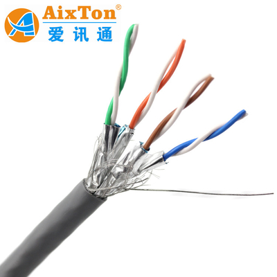 SFTP intérieur FFTP UTP FTP SFTP réseau Cat6a Cat7 Cat8 câble LAN avec LSZH/PVC jacket extérieur