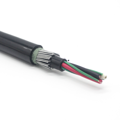 12-48 CORE Hybride antenne et conduit fibre optique électrique conducteur de caméra câble électrique avec 12,8 diamètre de la veste