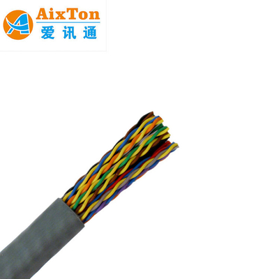 Cable téléphonique souterrain à plusieurs paires 10 20 30 50 100 200 avec conducteur solide en cuivre