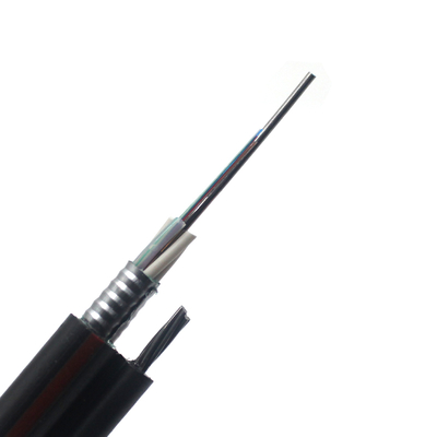 Cable à fibre optique 48 cœurs GYTC8S blindé mode unique G.625D avec gilet extérieur PE