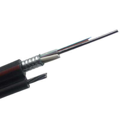 2 4 12 16 24 48 96 Cable aérien blindé de type Fig8 à fibre optique par mètre GYTC8Y GYTC8S Cable extérieur Noir Couleur
