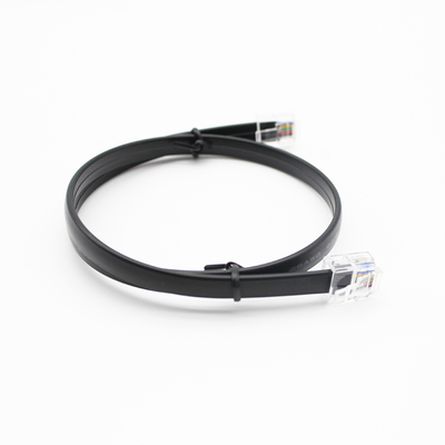 Original Factory RJ11/ RJ12 Field Telephone Cable Patch Cord with 6P4C 6P6C Crystal Connector