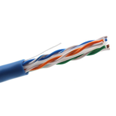 Fabrication de câbles 1-10 Gigabit Ethernet Lan 23awg 8 cœurs cuivre 305 M UTP cat6 câble réseau