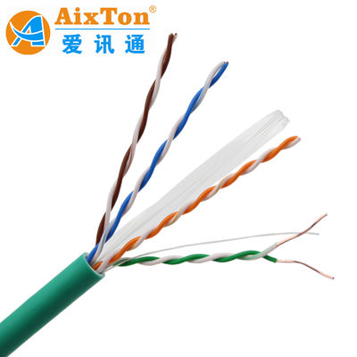Cable de réseau 23Awg Cat6 du fabricant 1000FT 305M Cable de communication UTP Shield Cable de cuivre
