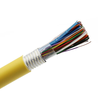 Cable téléphonique de 0,5 mm en cuivre nu 15 30 25 20 câble téléphonique souterrain en paire Cat5e câble blindé