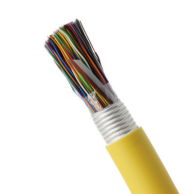 25 paires 50 paires 100 paires Câble téléphonique extérieur CAT3 cuivre 24AWG gaine LSZH avec ruban aluminium étanche à l'humidité