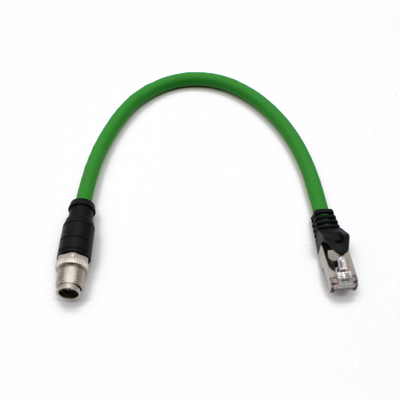 IP67 Waterproof RJ45 Connector Locking Nut Outdoor Industrial  Shielded Cat5/CAT6 Male Female Power Cables