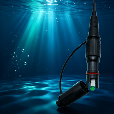 FTTH Armored SC/APC 5.0 Black Corning câble à décharge de fibre optique imperméable