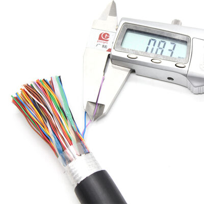 Câble téléphonique CAT3 25 30 50 100 200 paires Câble téléphonique 0,4 mm 0,5 mm 0,6 mm Câble multipaire en cuivre