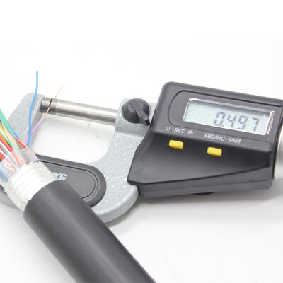 Câble téléphonique extérieur multipaire en cuivre sans oxygène HYA 5-25 paires rempli de gel pour enfouissement direct