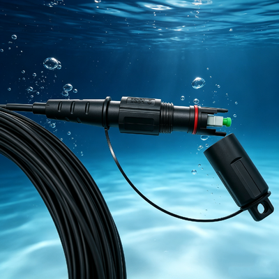 Cable à fibre optique extérieure.