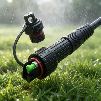 IP67 imperméable à l'eau en environnement hostile Type de connecteur de fibre optique à LC Type de connecteur de fibre optique à mode unique